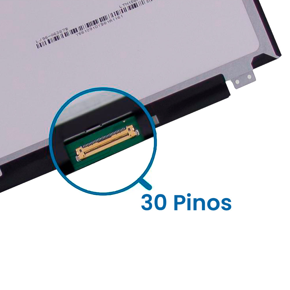 Tela Notebook Display Led Slim 15.6  NT156WHM-N12 V.8.0 Fosco 30 Pinos