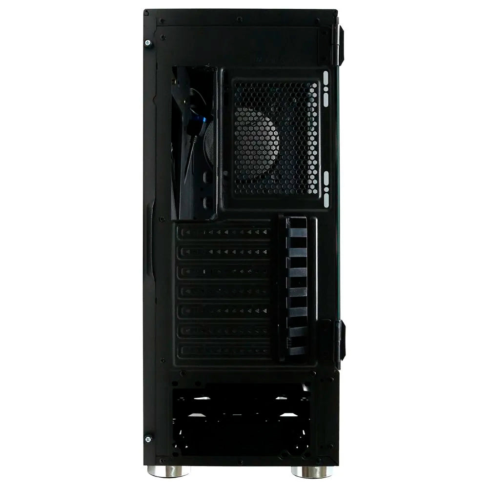 Gabinete Gamer BG-025 Bluecase, Lateral Vidro Temperado, Mid Tower, S/FTE, USB 3.0, Preto