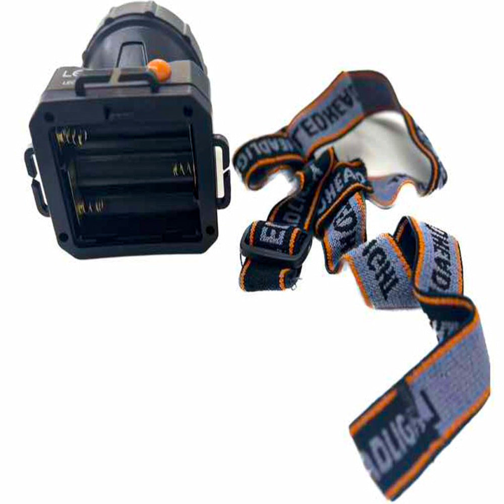 Farol Lanterna LED De Cabeça Leon Preto - LEON-LA37