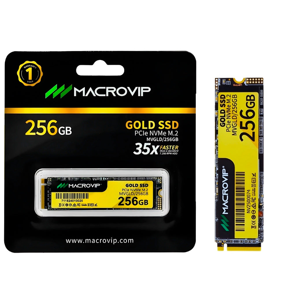 SSD M.2 NVMe 256GB Macrovip Gold 2100MB/s PCIe Gen 3x4
