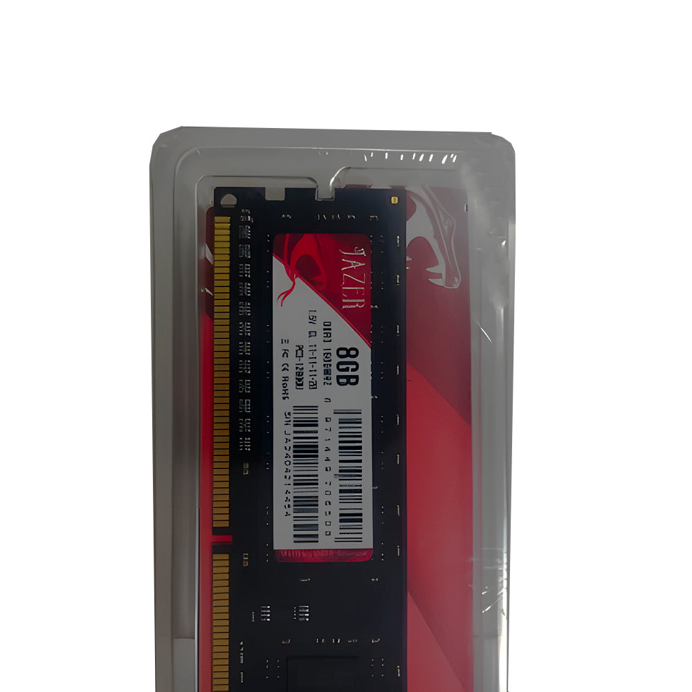 Memória RAM Desktop 8GB 1600MHz DDR3 CL11 DIMM 1.5V - Jazer