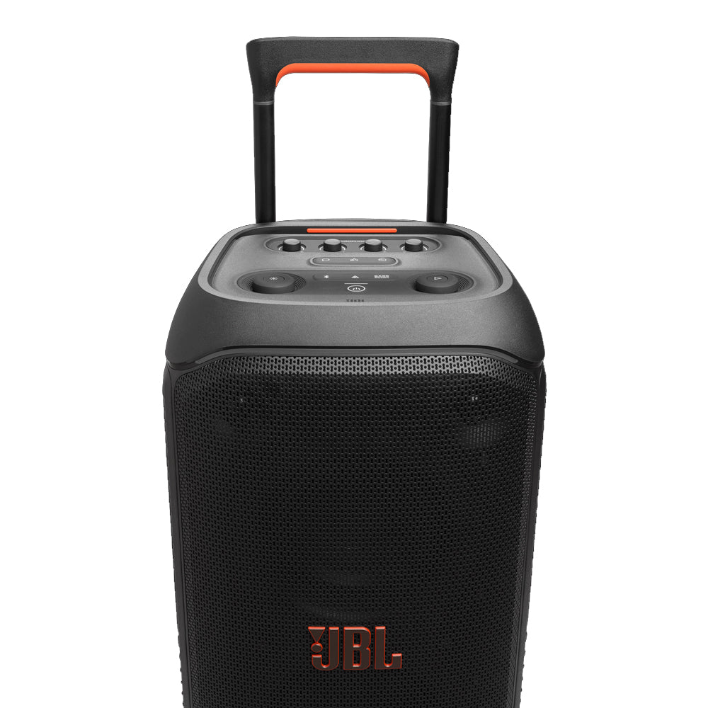 Caixa de Som Bluetooth JBL Party Box Stage 320, IPX4, Show de Luzes, Até 18 Horas de Reprodução, 240W