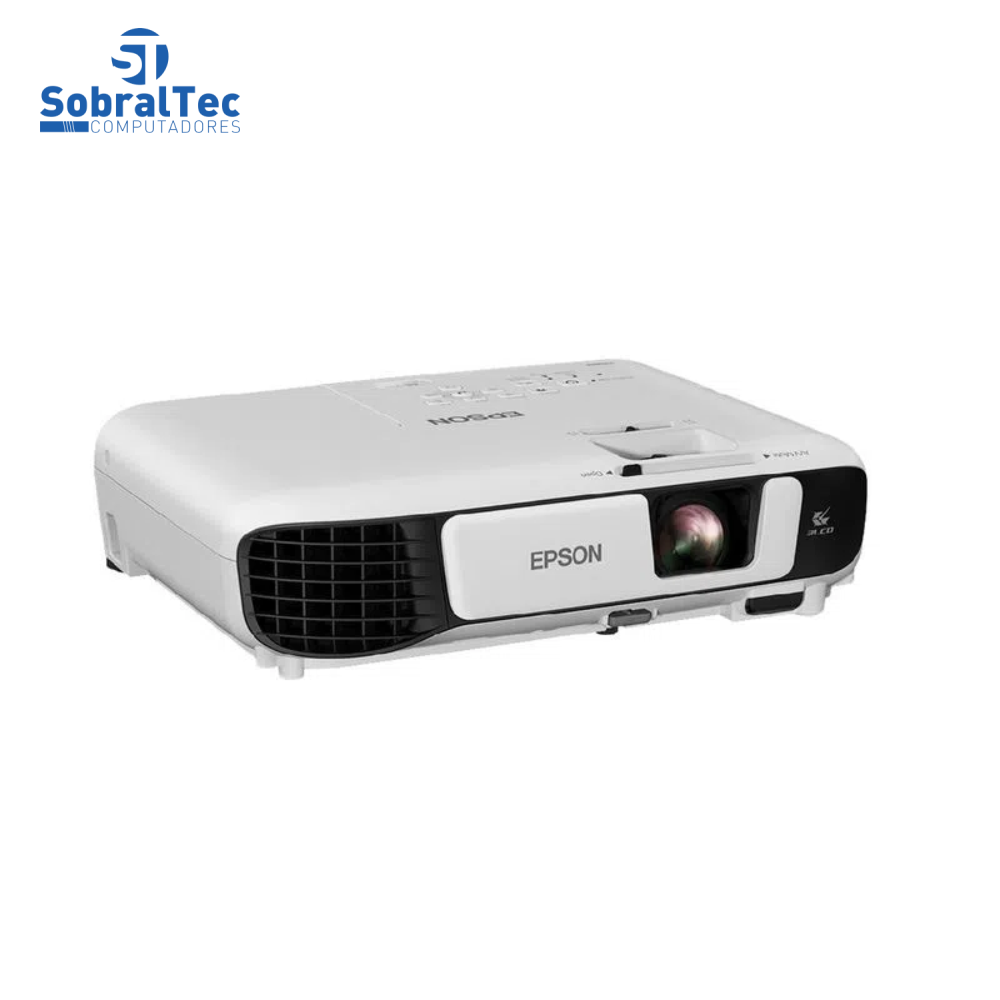Projetor Epson PowerLite S41+ SVGA 3300 Lumens HDMI USB Com Bolsa