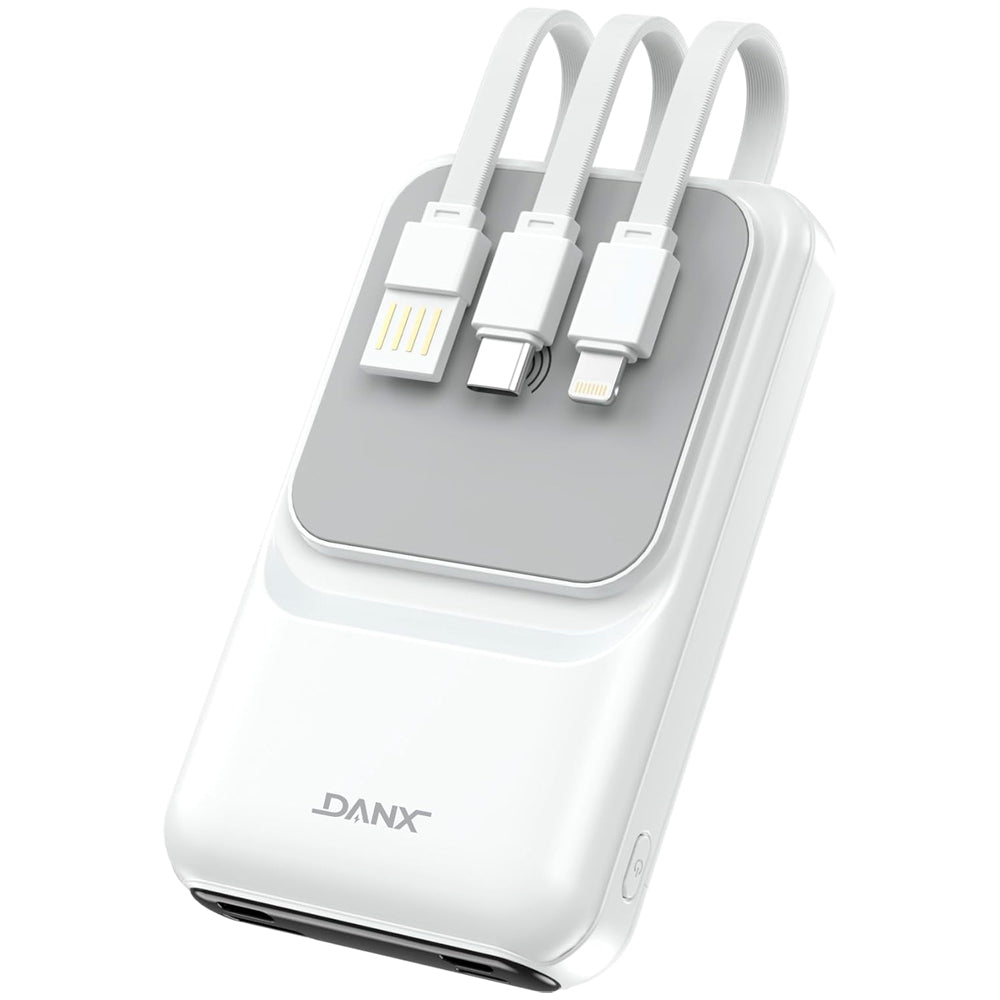 Carregador Portatíl, Power Bank, 10000mAh, Carregamento Turbo 22.5W, Carga Por Indução, DB41, DANX