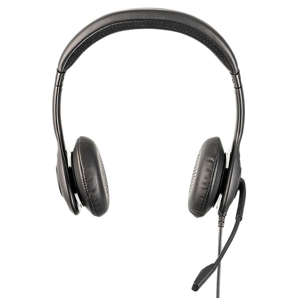 Fone de Ouvido Headset, Biauricular, WHS 60 Duo, Conexão USB Plug And Play, Intelbras - Preto