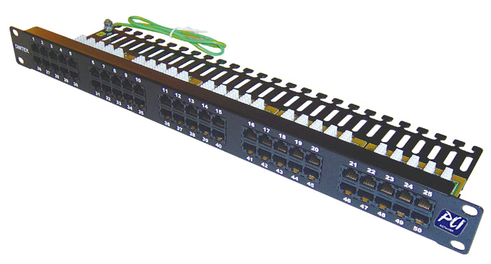Voice Panel 50p Cat3 Rj45 Telef. Amp1711214-2