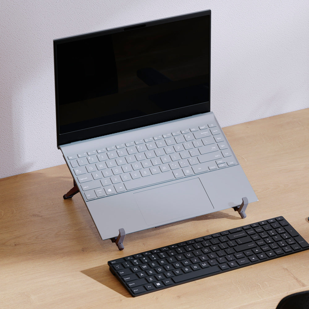 Suporte Para Notebook Ergonômico Ajustável, Reliza, Conforto e Estabilidade - Prata