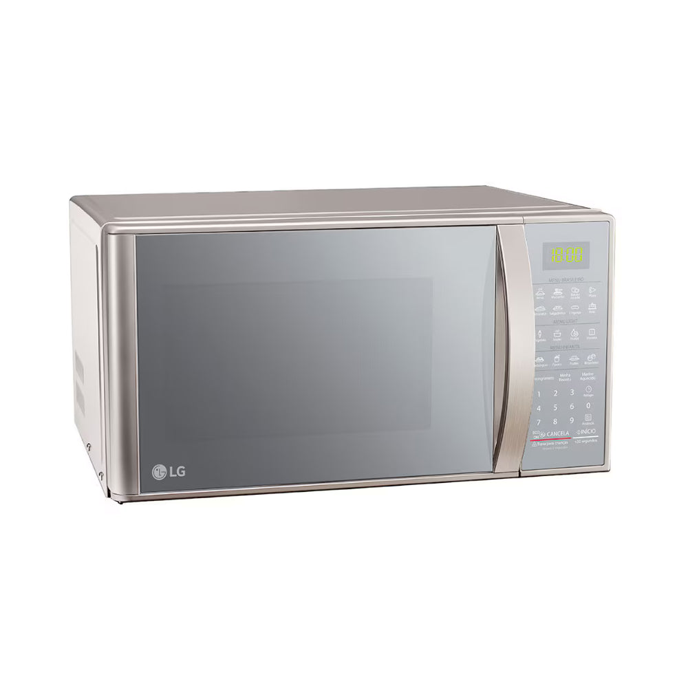 Micro-Ondas LG 30 Litros Limpa Fácil, MS3043BRA , Prata 220V