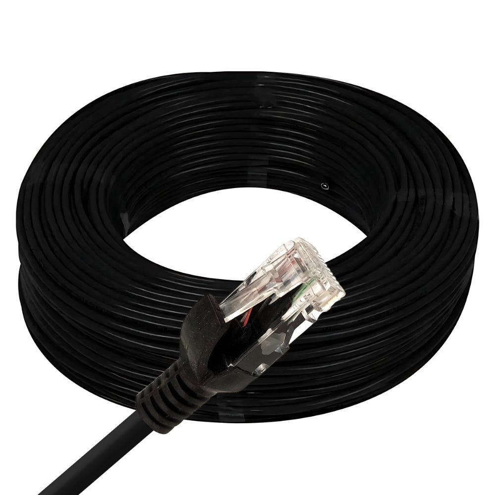 Cabo de Rede Cat.5E, 10 Metros, PC-ETHU100, Patch Cord, PlusCable - Preto