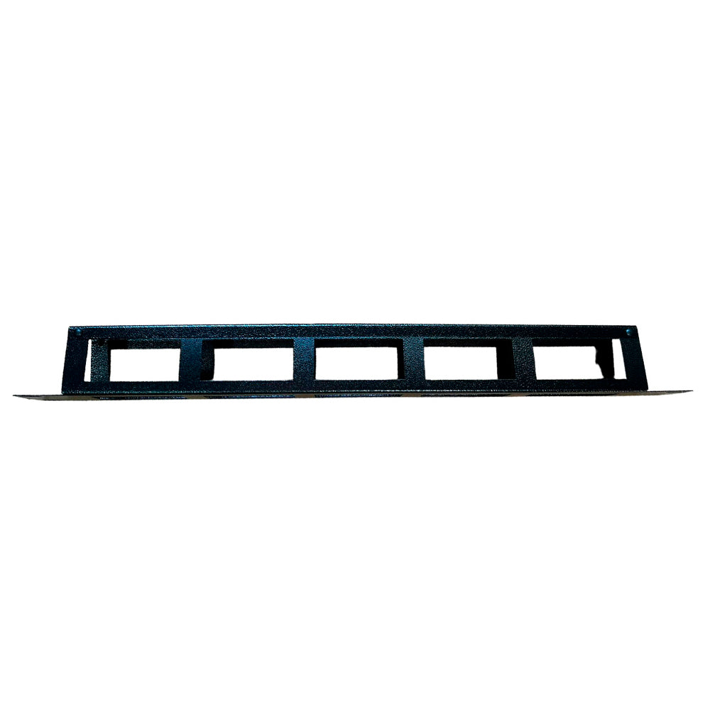 Guia Organizador De Cabos Horizontal Fechado 1u 50mm Para Racks 19