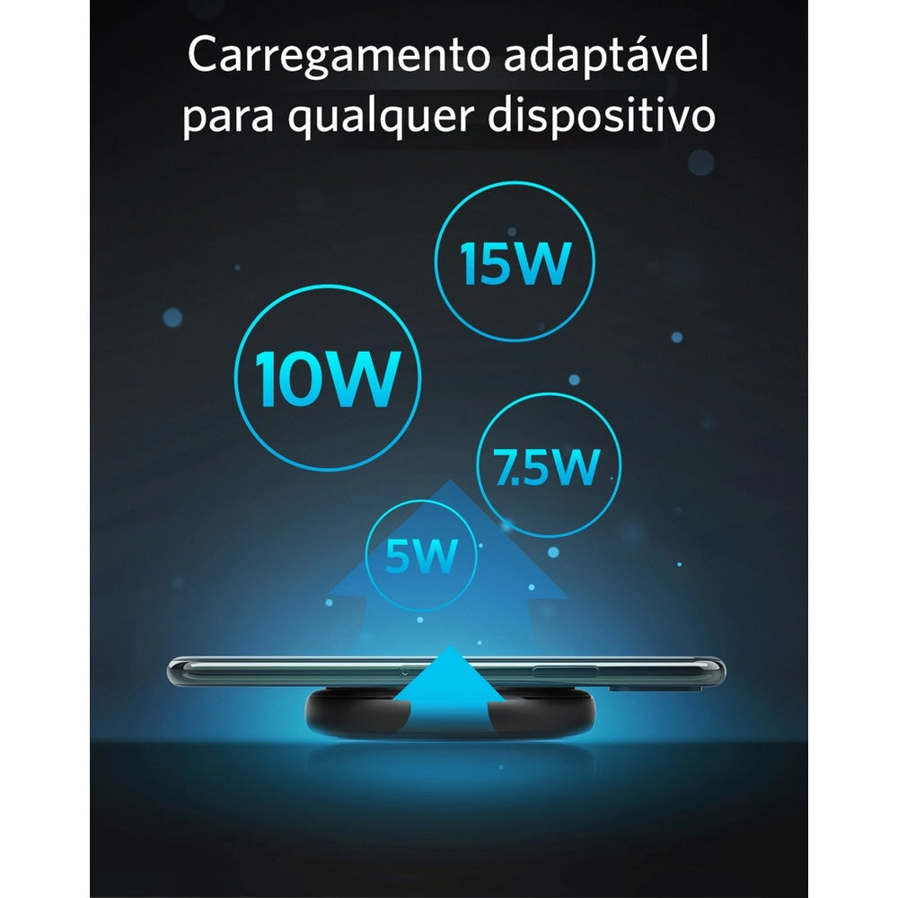 Carregador Wireless Anker PowerWave ii Pad Bivolt