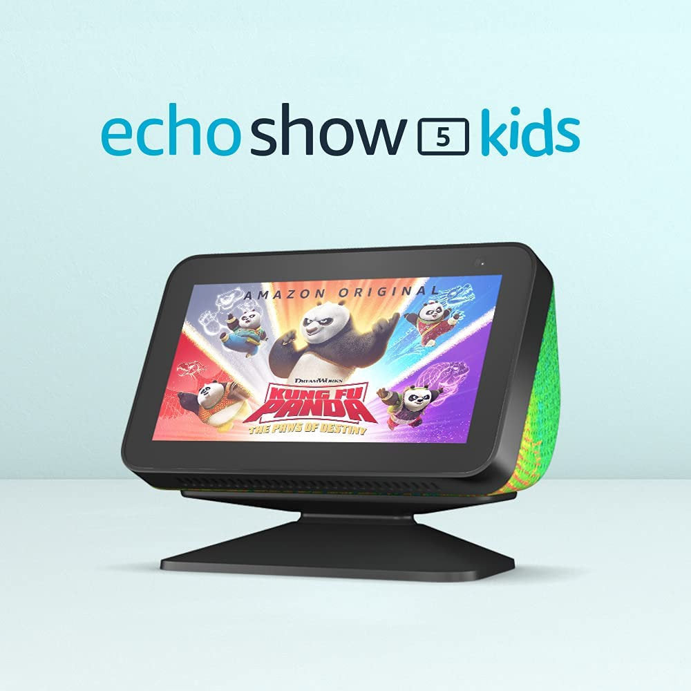 Amazon Echo Show 5 Kids 2a Geração Tela 5.5" Alexa Controle Parental - Camaleão
