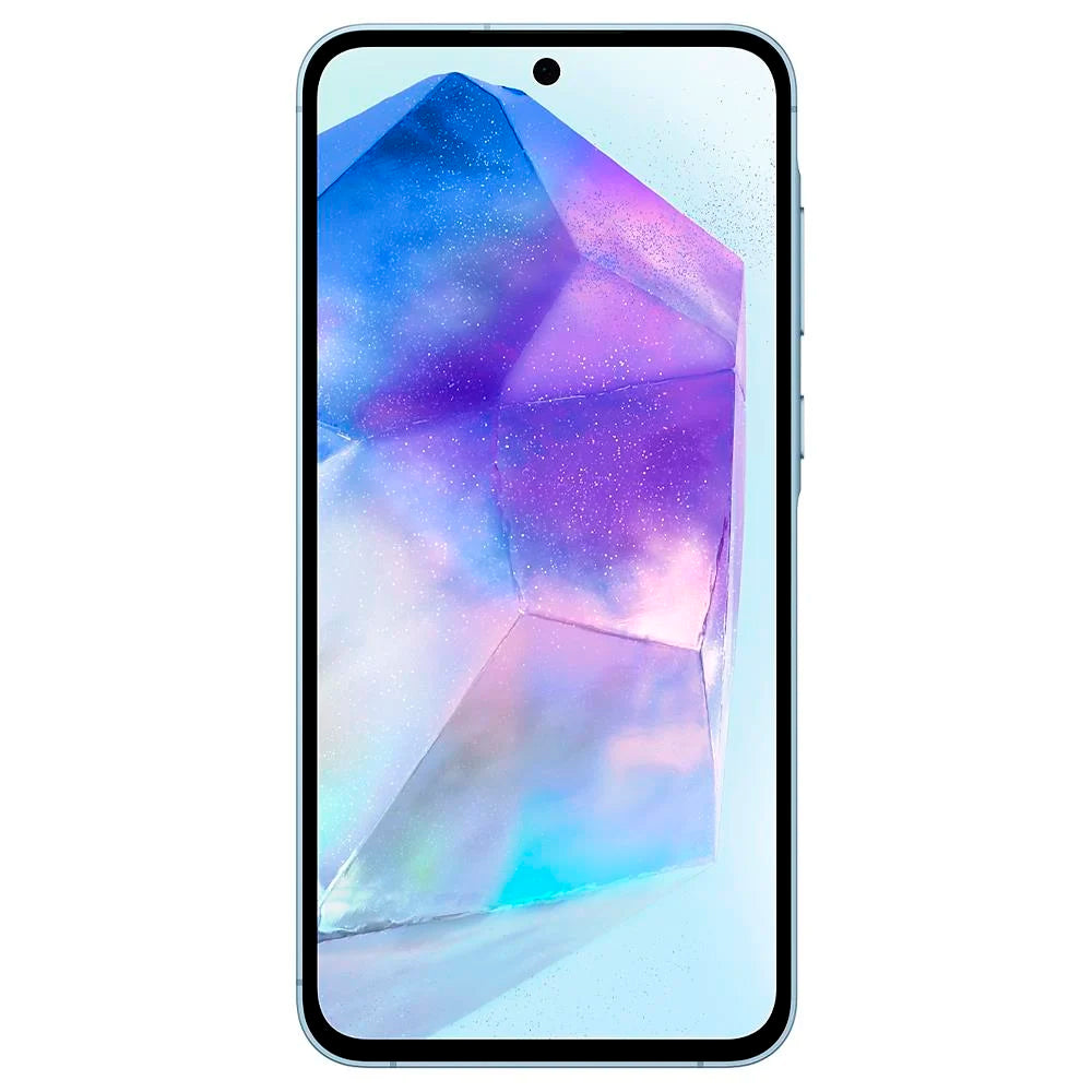 Smartphone Samsung Galaxy A55 RAM 8GB 256GB 5G, Câmera Tripla 50MP + Selfie 32MP, Tela 6.6''- Azul Claro