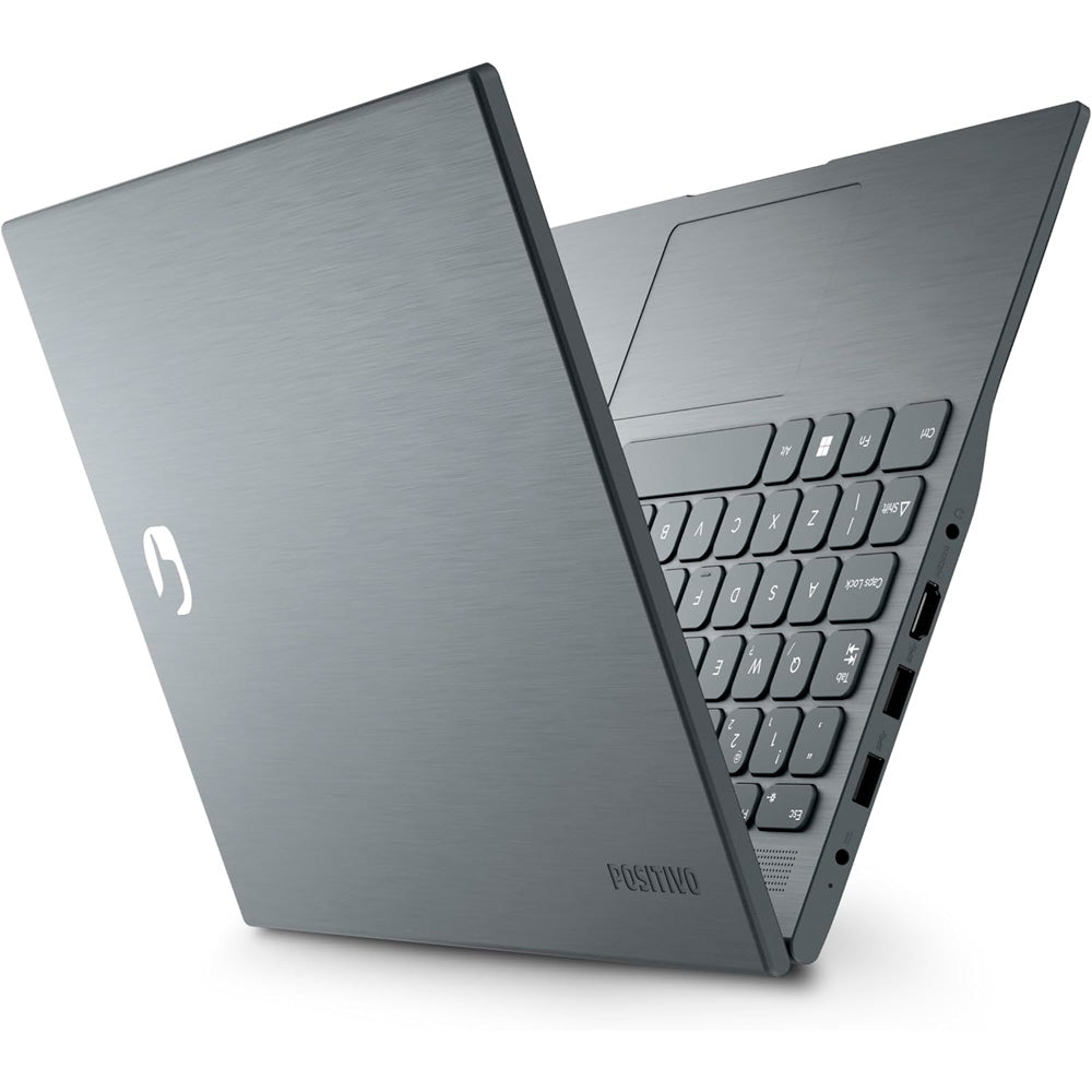 Notebook Positivo Vision C14 Celeron 4GB 128GB eMMC, Wind 11, Lumina Bar, Tela 14" HD Antirreflexo, Tecla Link – Cinza