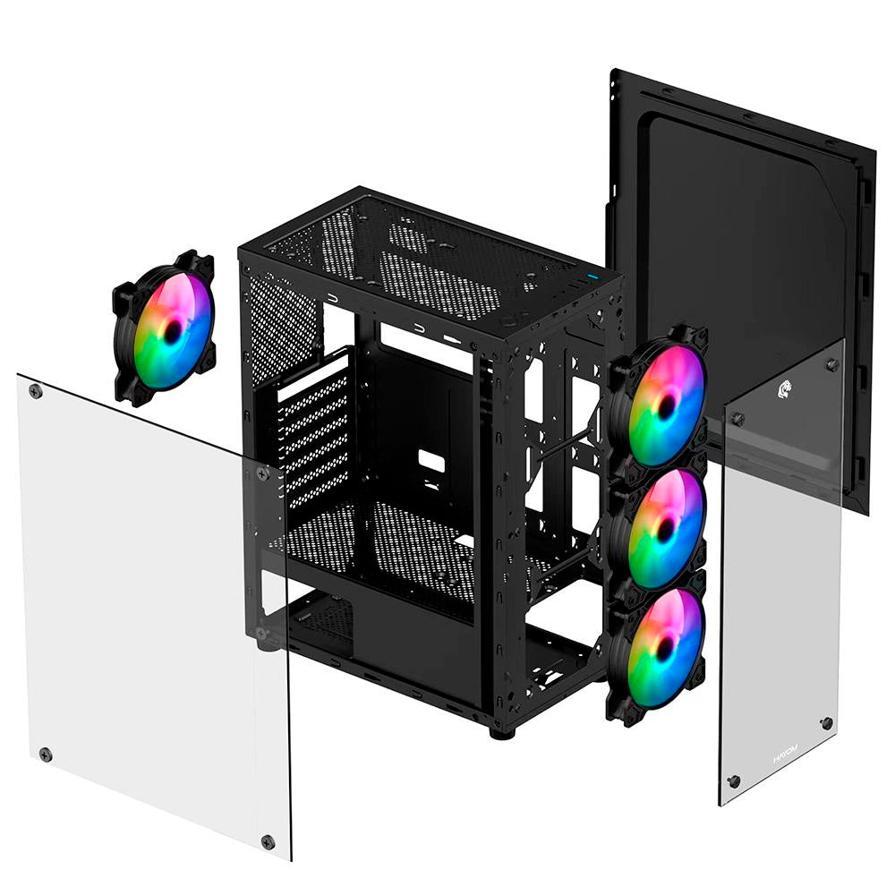 Computador Gamer AMD Ryzen 5 5600GT, 16GB DDR4, SSD 480GB, Gráfico Integrado Radeon Vega 7, Gabinete Hayom