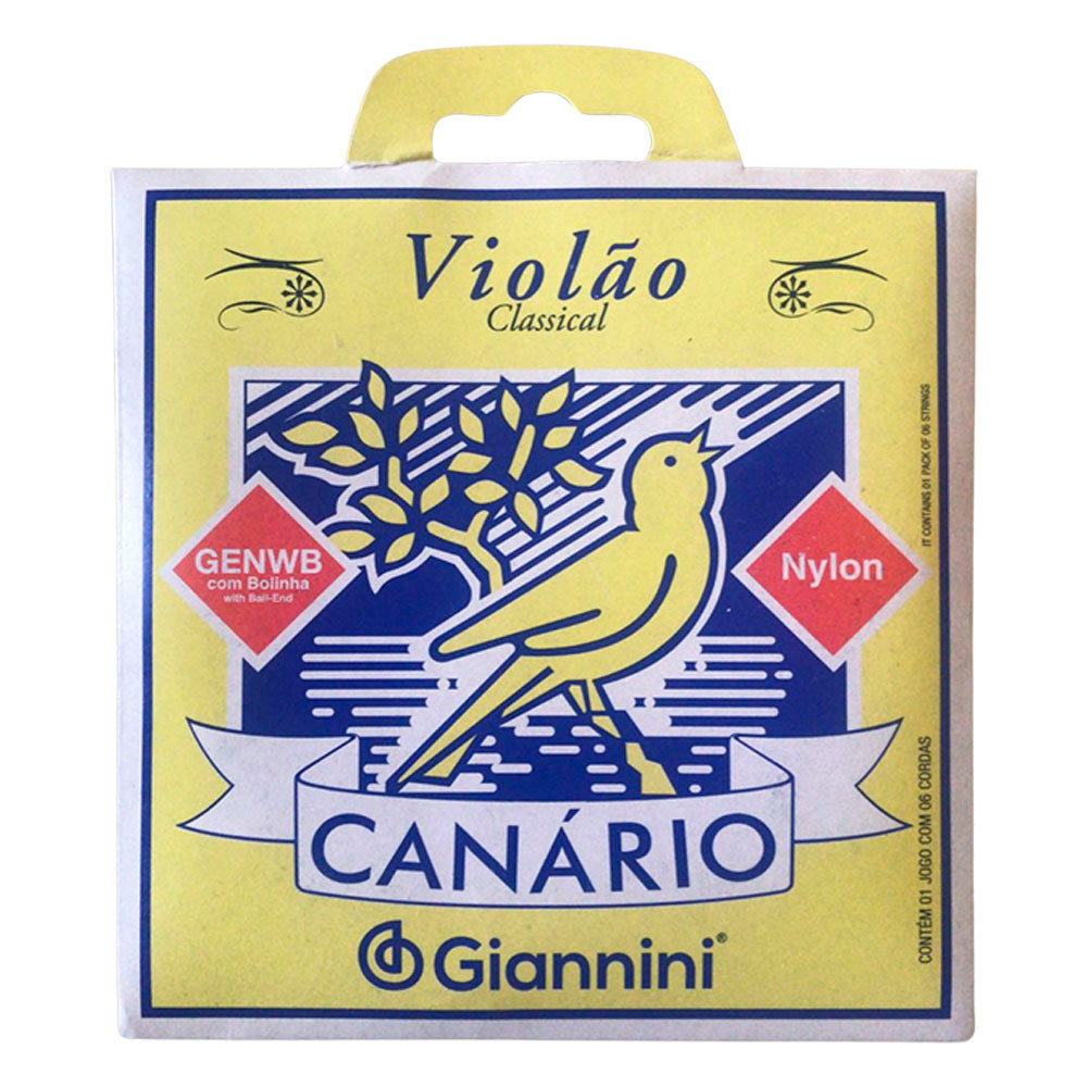 Encordoamento Violão Nylon Canário Com Bolinha GIANNINI GENWB
