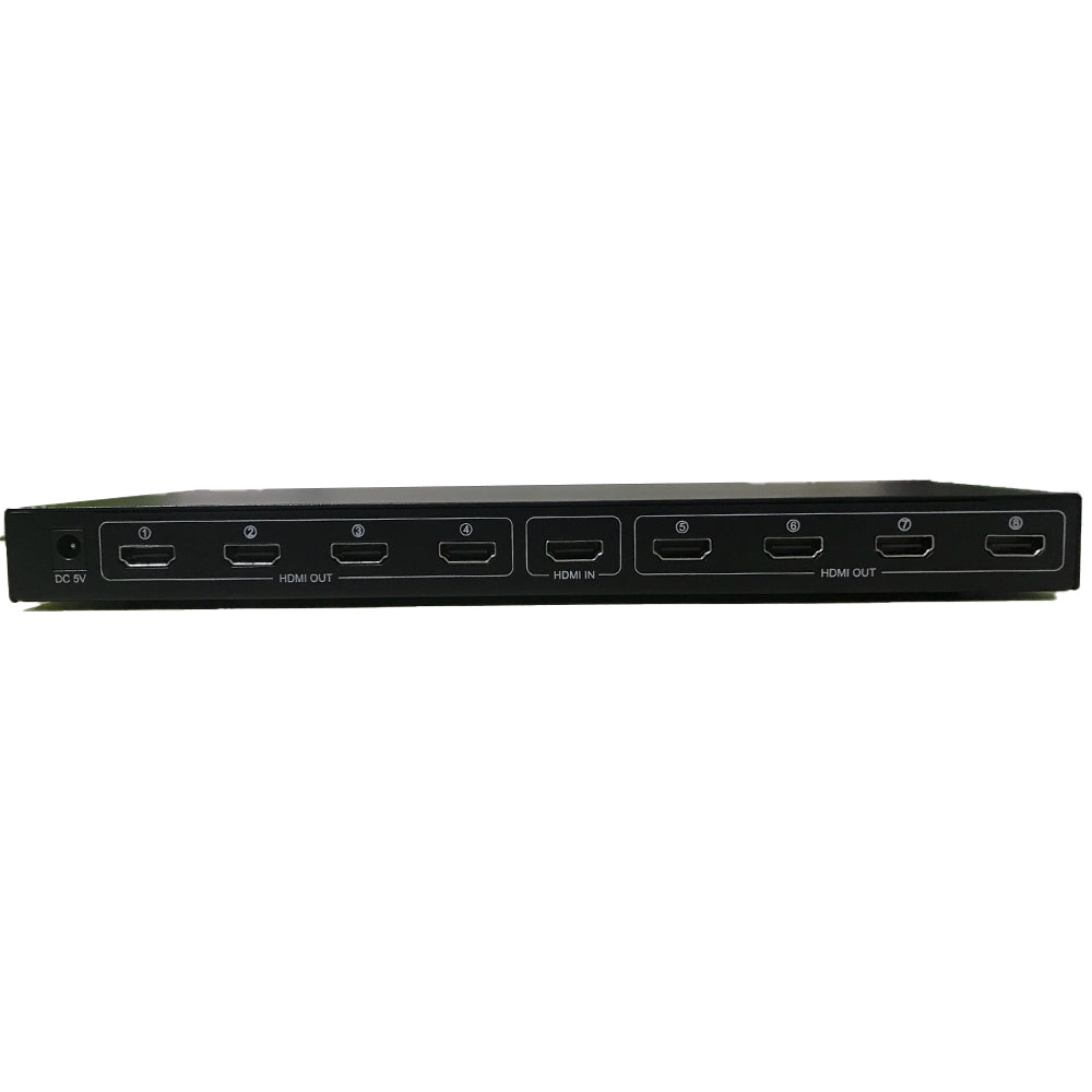 Switch Splitter Distribuidor HDMI 8 Portas (1 Para 8 Portas de Saída HDMI), Conexões Para Multimídia KNUP - KP-SW100