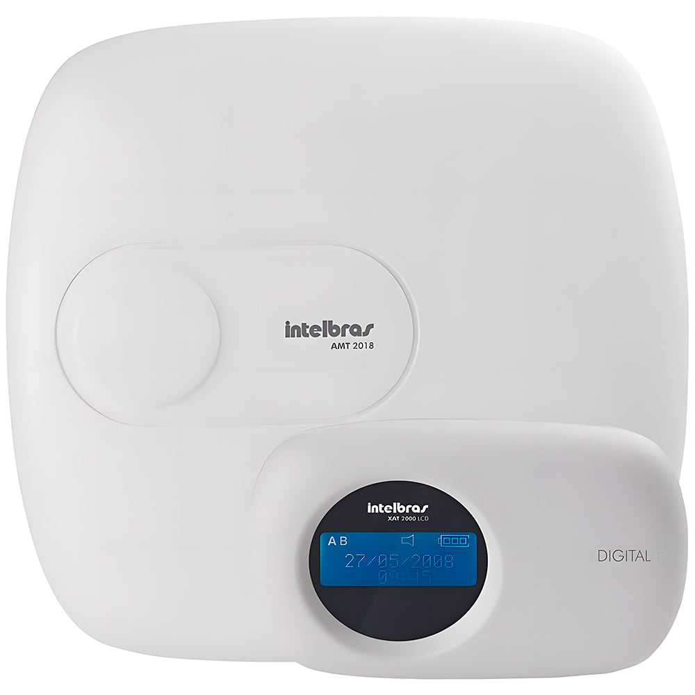 Central de Alarme Monitorada Intelbras AMT 2018 Com 18 Zonas - Branco