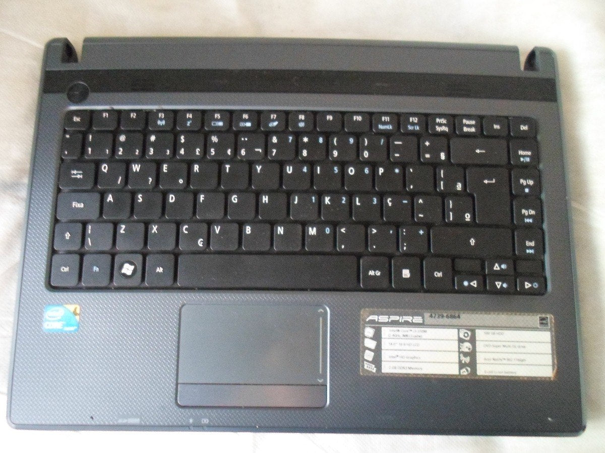Carcaça Teclado + Touch Notebook Acer Aspire 4739-6864