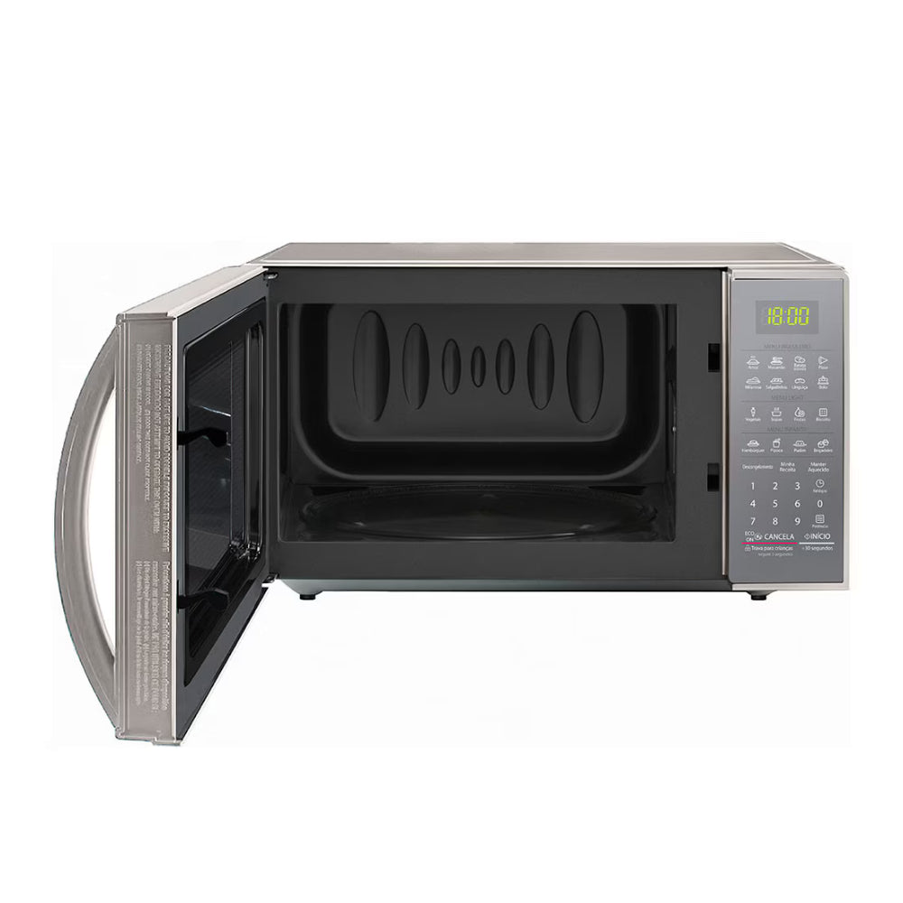 Micro-Ondas LG 30 Litros Limpa Fácil, MS3043BRA , Prata 220V