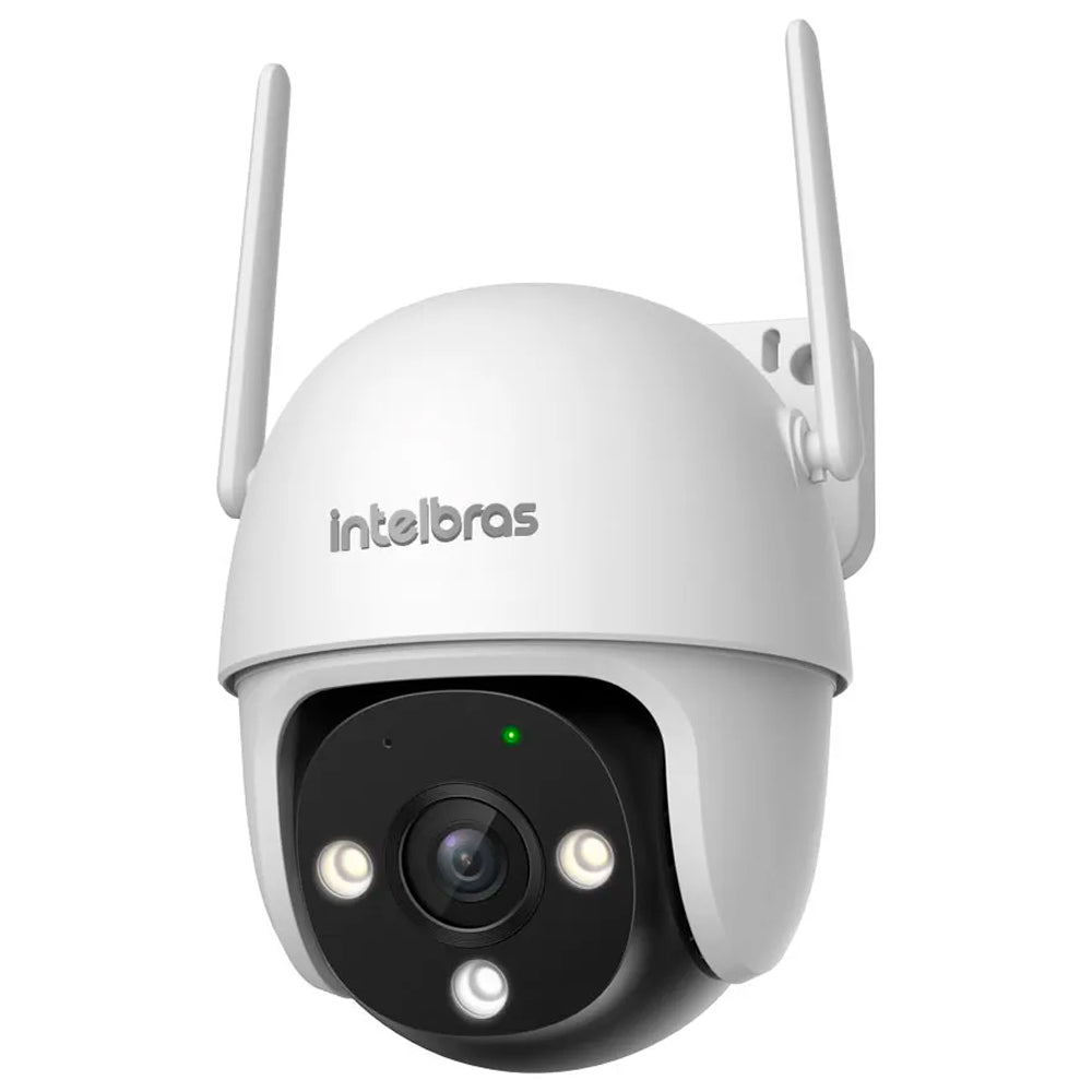 Câmera de Segurança Intelbras IP, iM7 S Full Color, Wi-Fi, Full HD, Visão 360 Graus, Mini Sped Dome, Branca