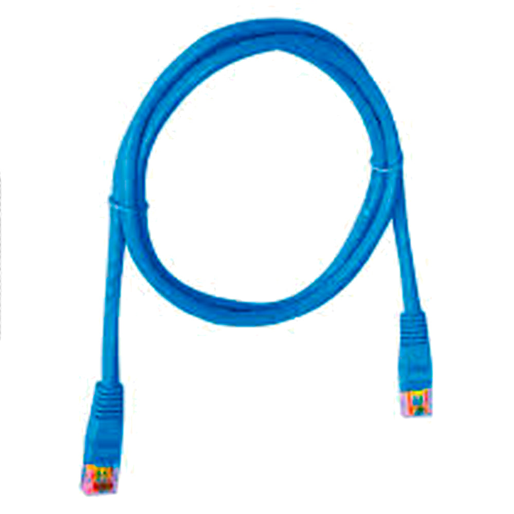 Cabo de Rede CAT6, Patch Cord 0.5 Metros, CAT605BL, PlusCable - Azul