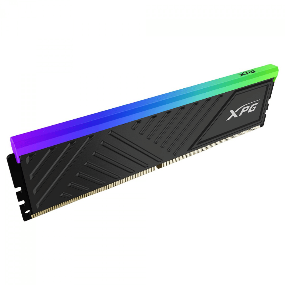 Memória Ram Desktop DDR4 XPG Spectrix D35G, RGB, 8GB, 3200Mhz, Black, AX4U32008G16A-SBKD35G