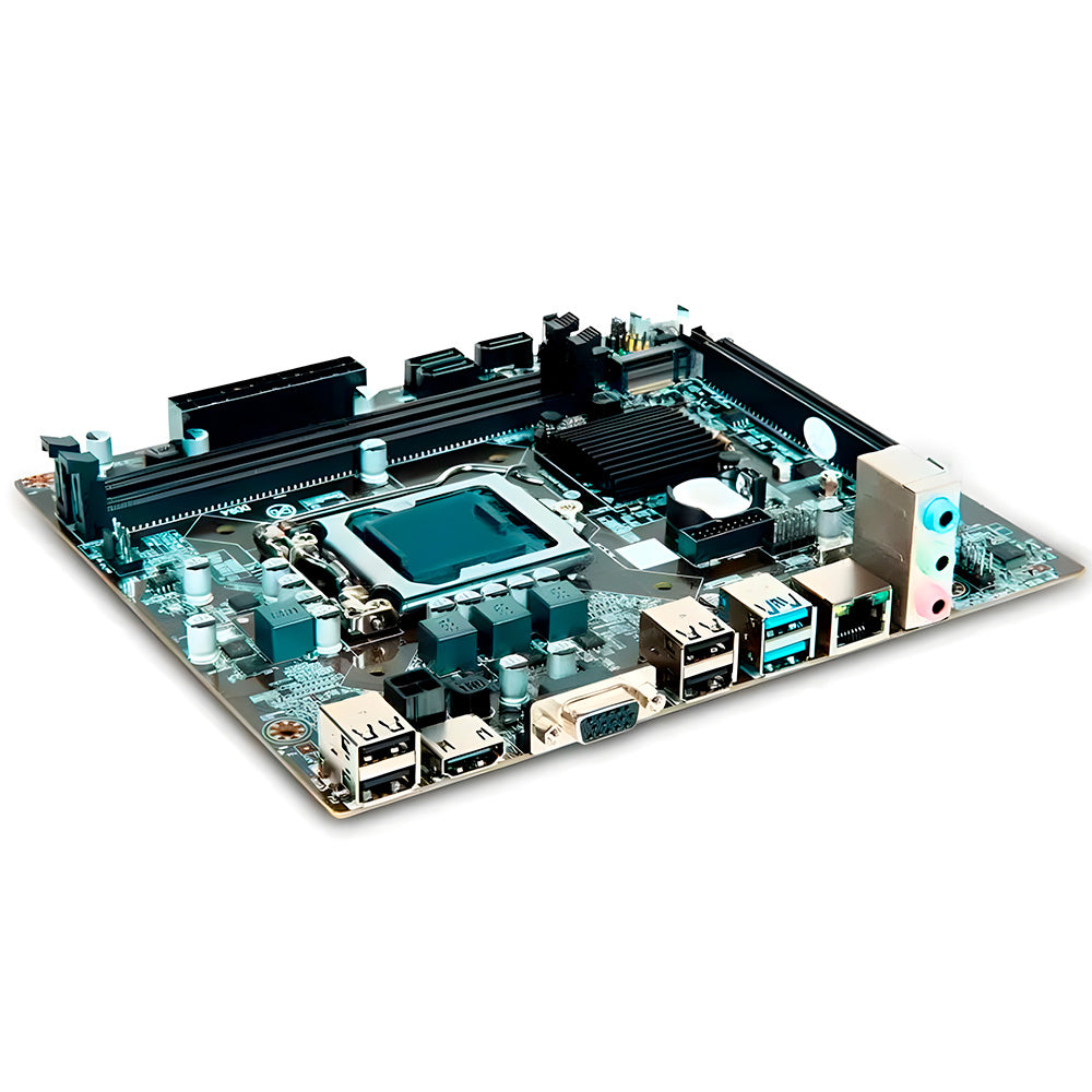 Placa Mãe Soquete 1151 H310C DDR4, Com Slot M.2 NVMe, PCI Express, HDMI e Rede Gigabit, Goldentec - GT-H310C-M.2