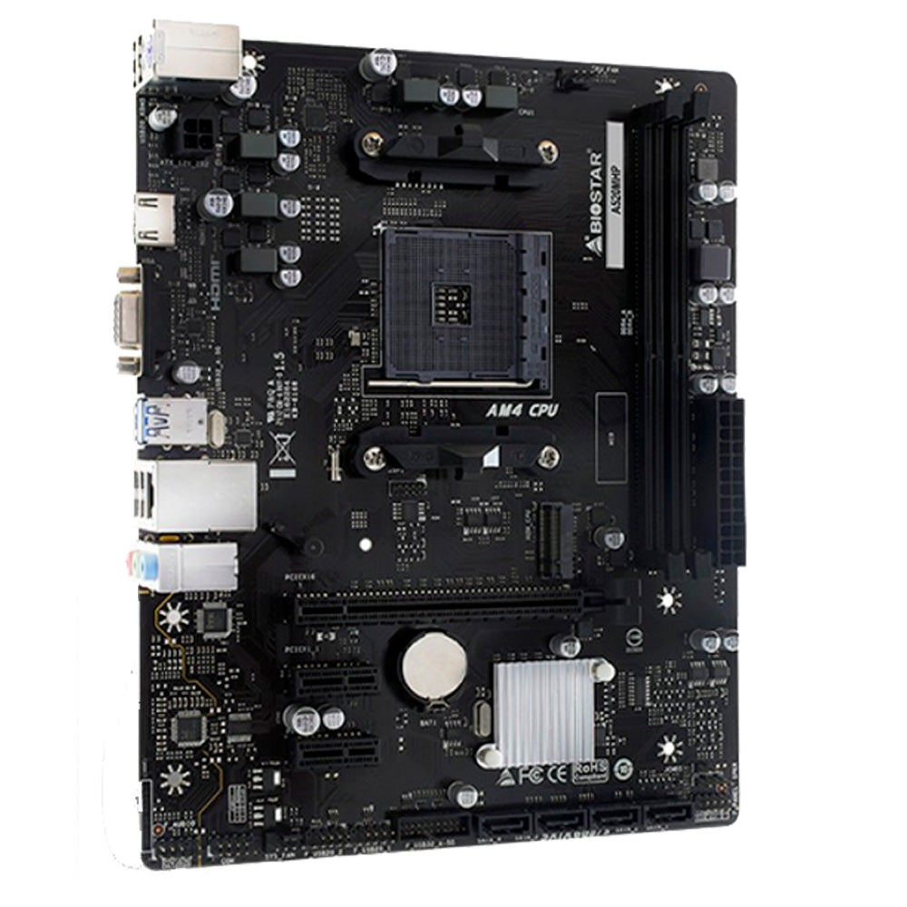 Placa Mãe Biostar A520MH, Chipset A520, AMD AM4, mATX, DDR4, Com Slot Para M.2