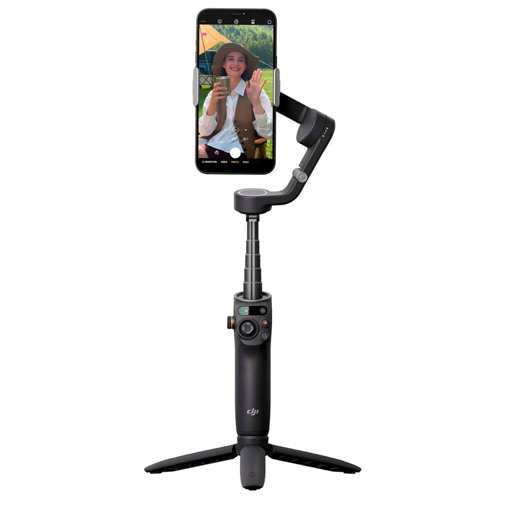 Gimbal Estabilizador DJI Osmo Mobile 6, com 3 eixos para Smartphone, Cinza Escuro, DJI110