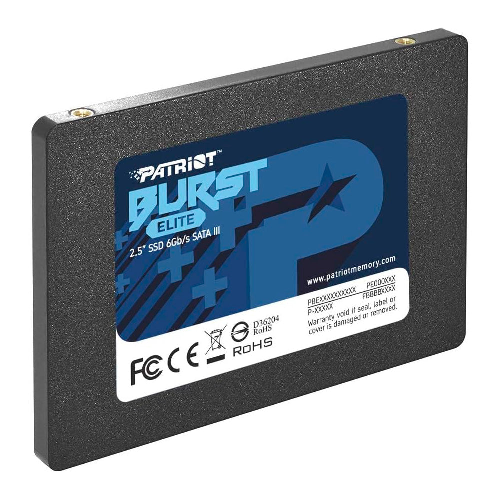 SSD Patriot Burst Elite, 120GB, Sata III, Leitura 450MB/s e Gravação 320MB/s, PBE120GS25SSDR