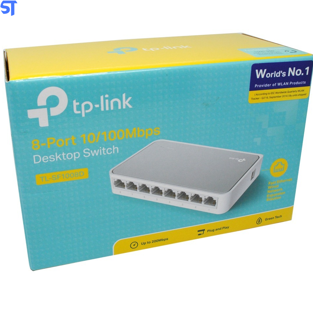 Switch 8 Portas TP-Link 10/100Mbps TL-SF1008D