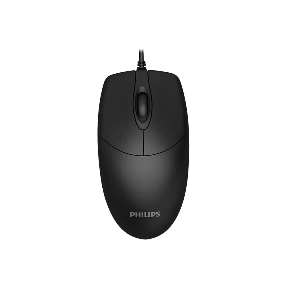 Mouse Philips Com Fio Usb M234 Sensor Óptico Plug And Play Spk7234