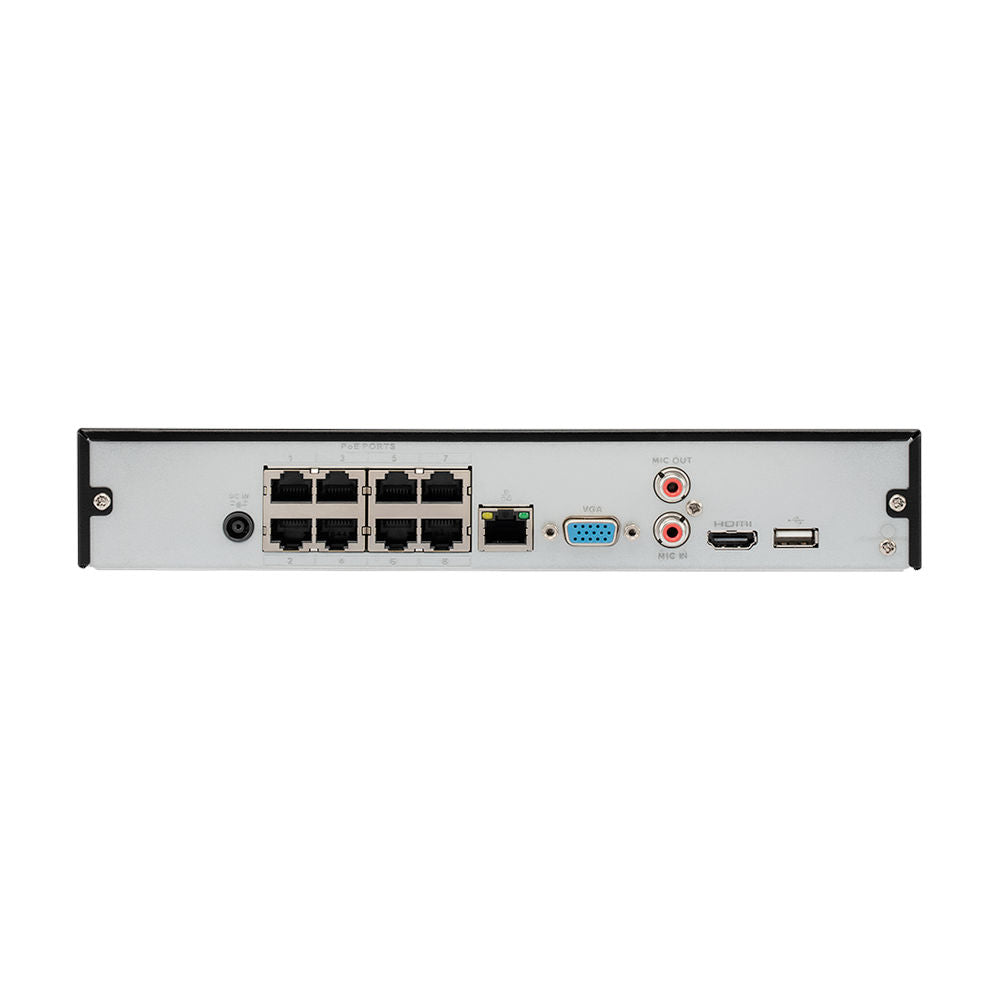 Gravador Digital de Vídeo NVD 8 Canais Intelbras 3308-P-Série 3000 IP PoE 4K Ultra HD 8MP NVD 3308-P-Série 3000