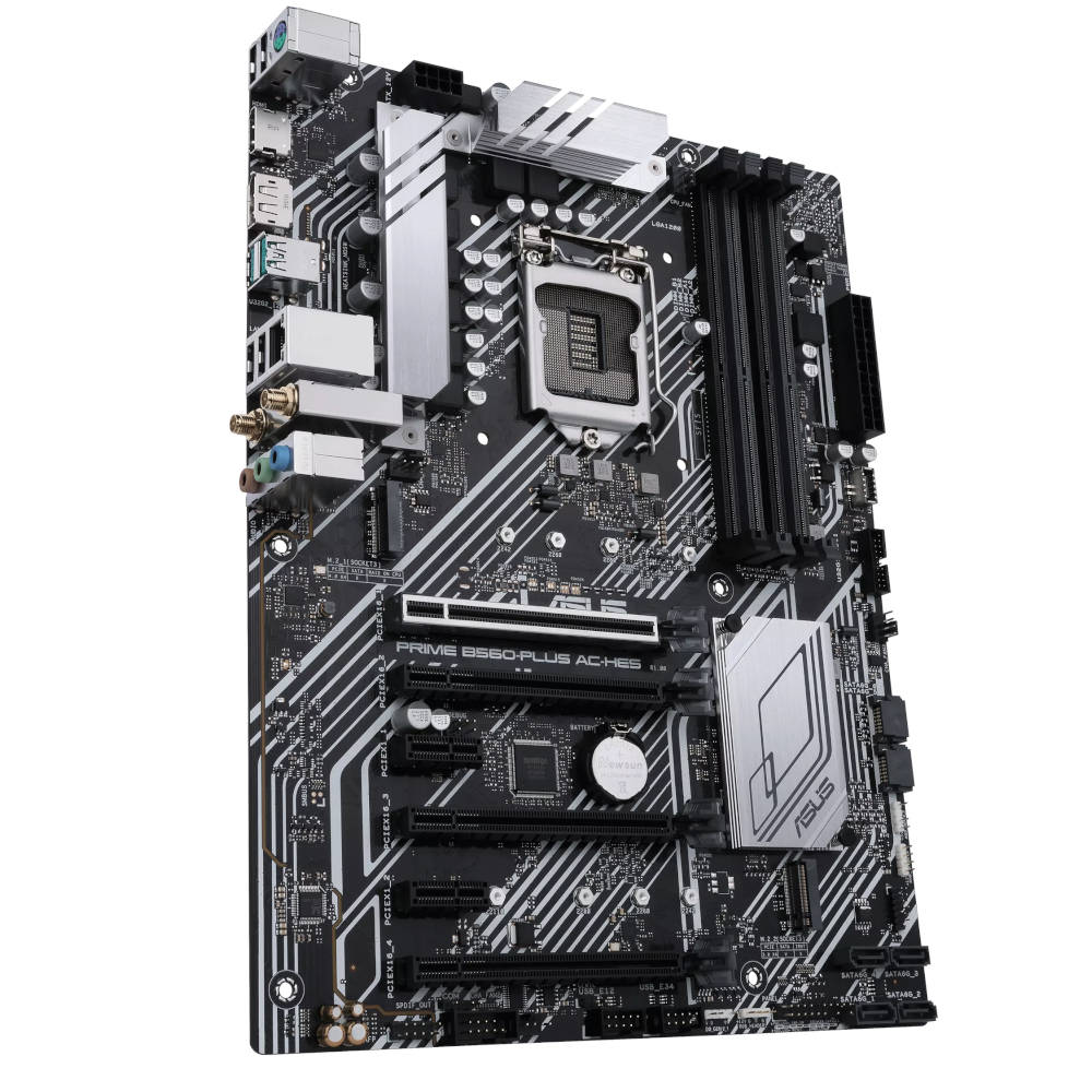 Placa Mãe ASUS Prime B560-Plus AC-HES LGA1200 Chipset B560 ATX DDR4 4 Slots, PCIe 4.0, Dual M.2, HDMI, DP, Wi-Fi
