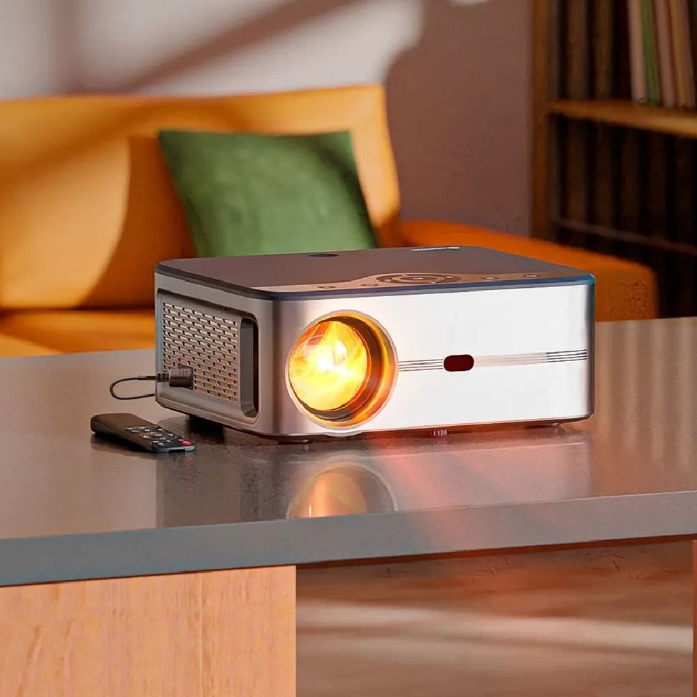 Projetor Smart 7000 Lúmens Full HD Goldentec com Wi-Fi, Bluetooth, Android e HDMI