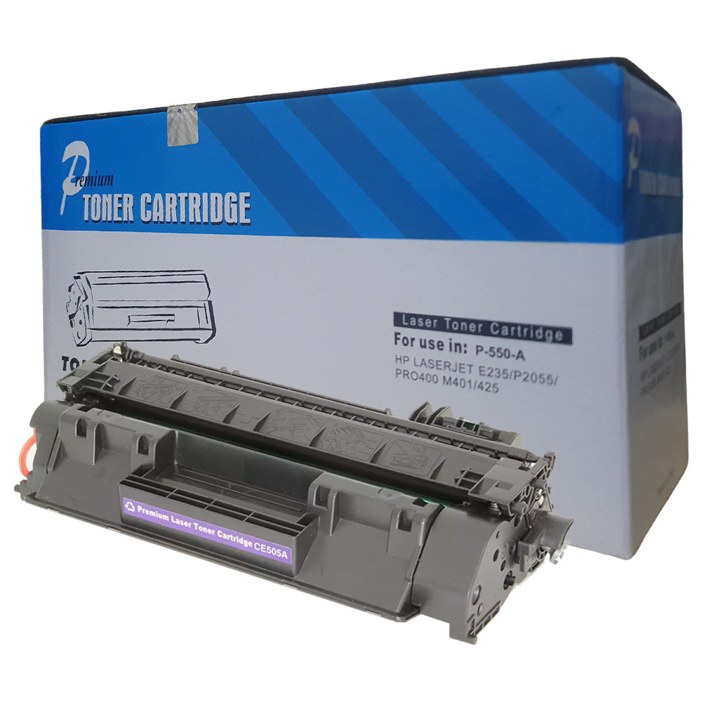Toner Compatível HP P-550-A - 05A CE505A / 280A / H500 / 2035N - 3K Para Laser Pro400