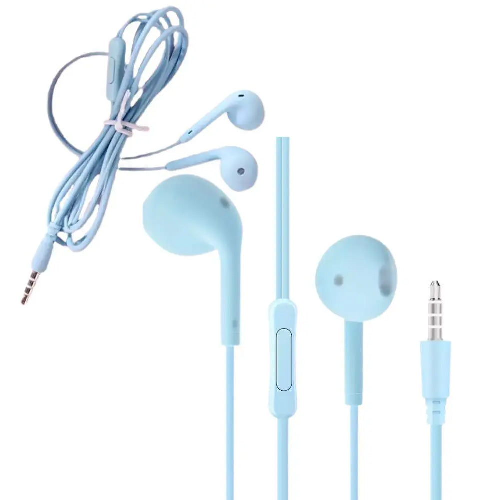 Fone De Ouvido Estéreo Com Microfone Xtrad Azul- LC-857