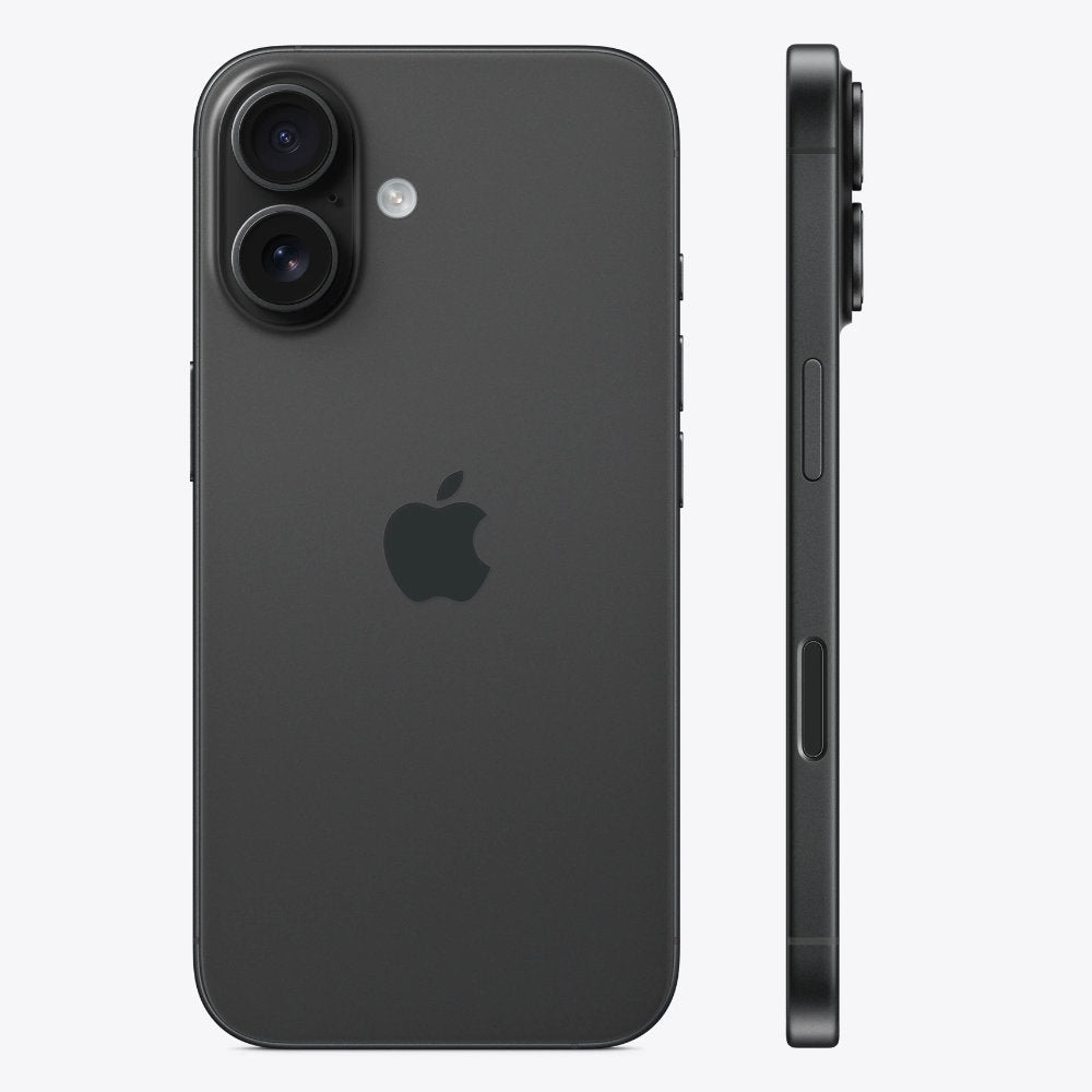 iPhone 16 Apple Preto 256GB, A18 Bionic, 6.1" Super Retina XDR OLED, 48MP Dual Camera, iOS 18, 5G, MYEE3BR/A