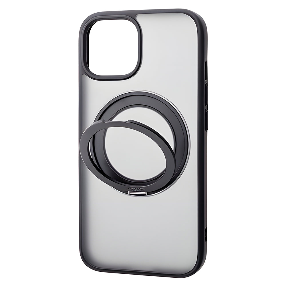 Capa Para iPhone 15 Pro Max, Suporte Para Carregamento Magnético, Preto, BGM