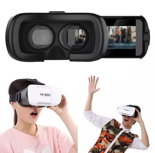 Oculos de Realidade Virtual Rv 360º 3D VRBOX Com Controle