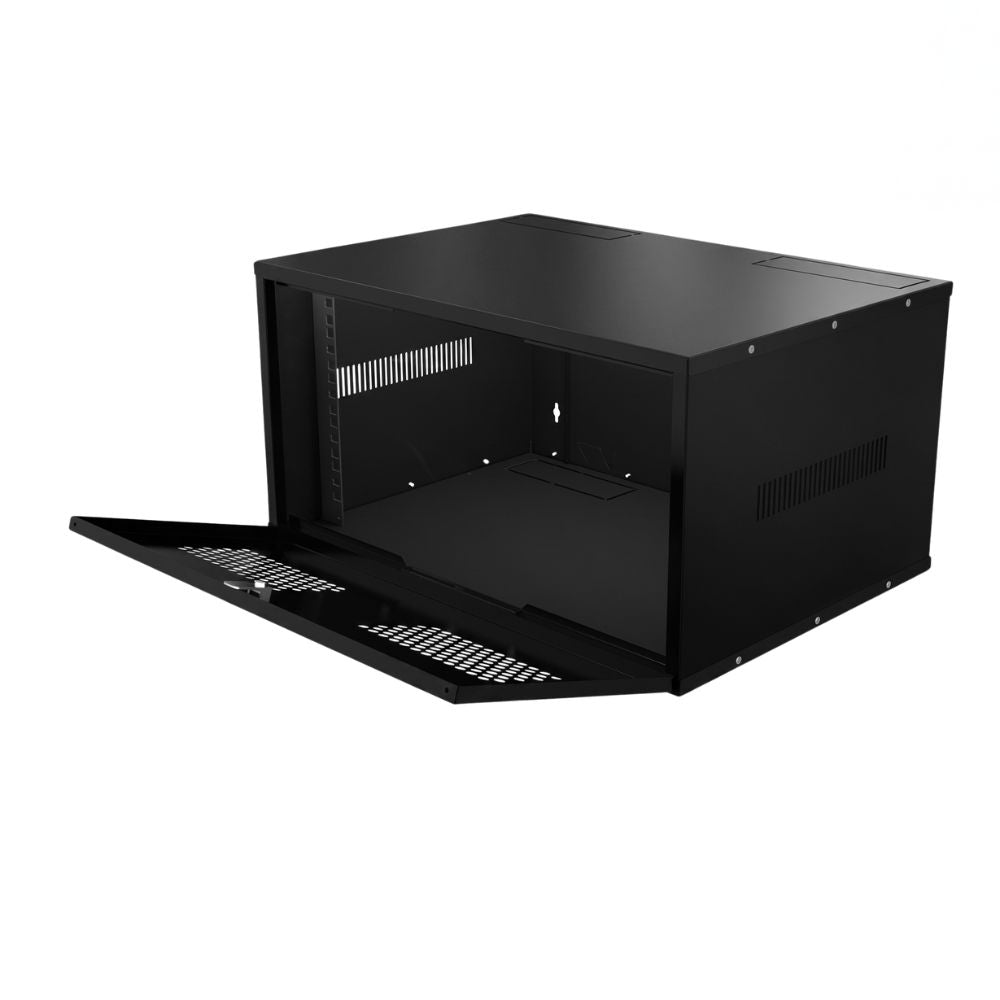 Mini Rack de Parede Padrão 19"5U 370mm Montado Intelbras MRM 537