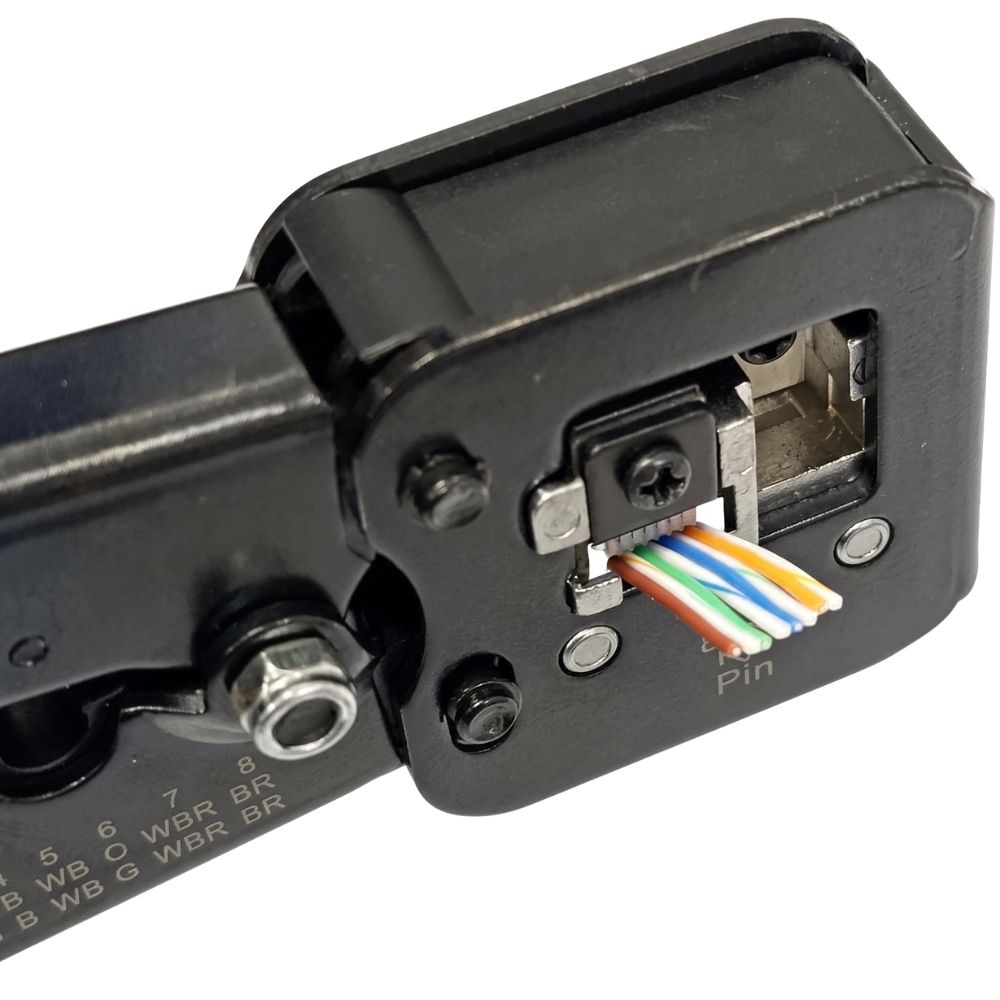 Alicate De Crimpar Cabo Rj12 Rj45 Conector Vazado EZ 6p 8p