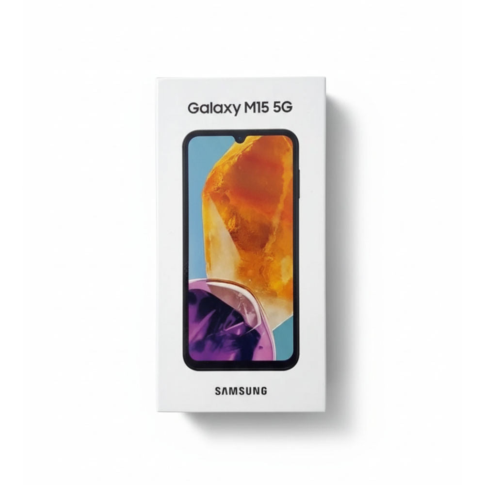 Smartphone Samsung Galaxy M15 5G Cinza 128GB 4GB RAM Tela 6.5" Super AMOLED FHD+ 90Hz Câmera 50MP, SM-M156B/DSN
