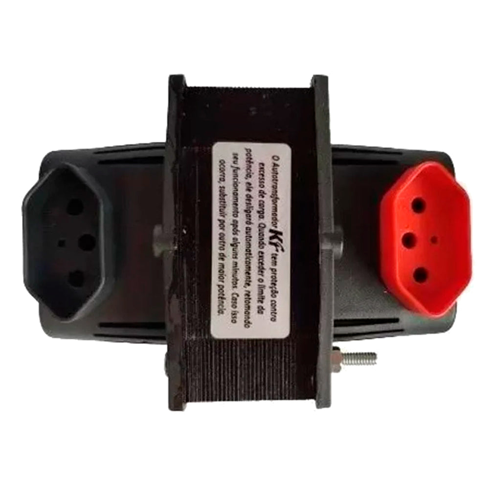 Autotransformador KF Tripolar 2000VA, Slim, Bivolt 110/220V, KF-SLIM-TRF0896, Preto