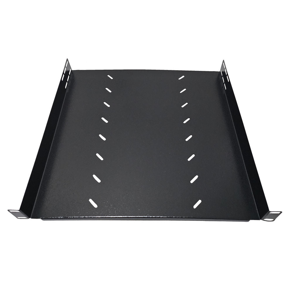 Bandeja Fixa Para Rack Servidor 19" X450mm, Ventilada Com 4 Pontos de Fixação- Max Eletron 4651