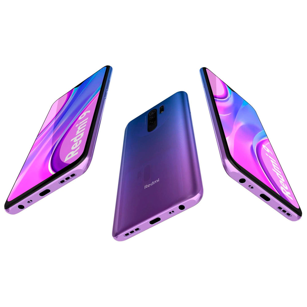 Smartphone Xiaomi Redmi 9, 64GB Armazenamento, 4GB RAM, Dual SIM, 6.53" - Roxo Sunset Purple