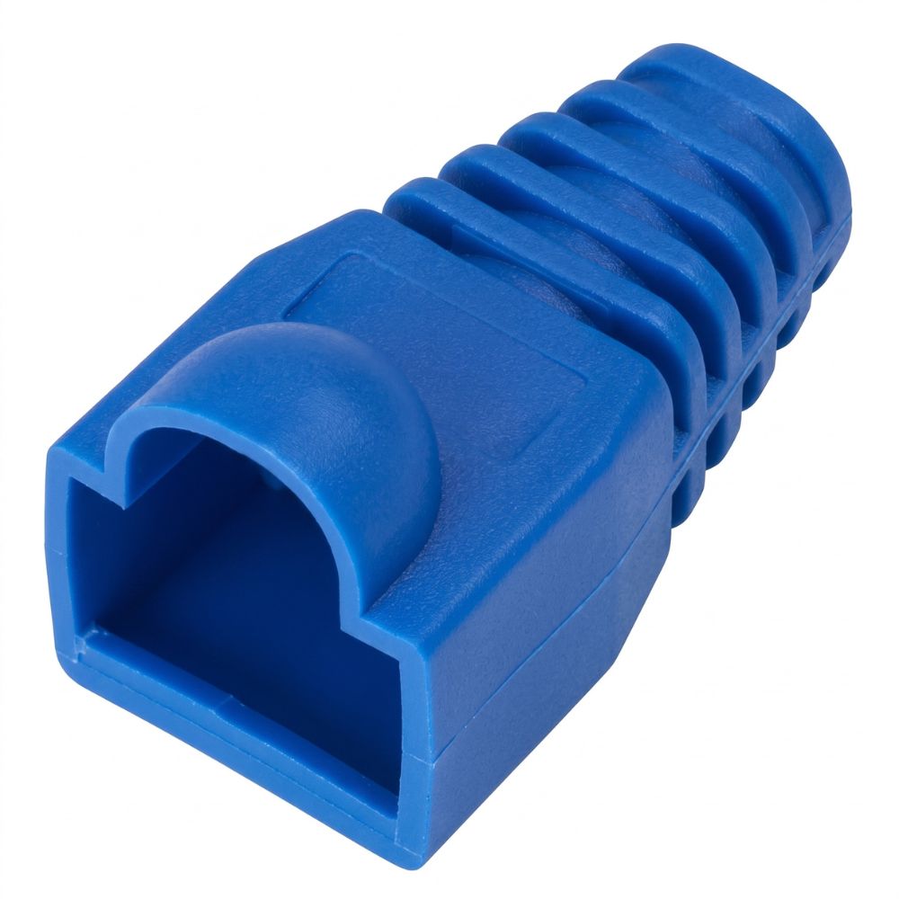 Capa Protetora Para Plugues De Conexao Rj45 Cat5 e Cat6, Azul
