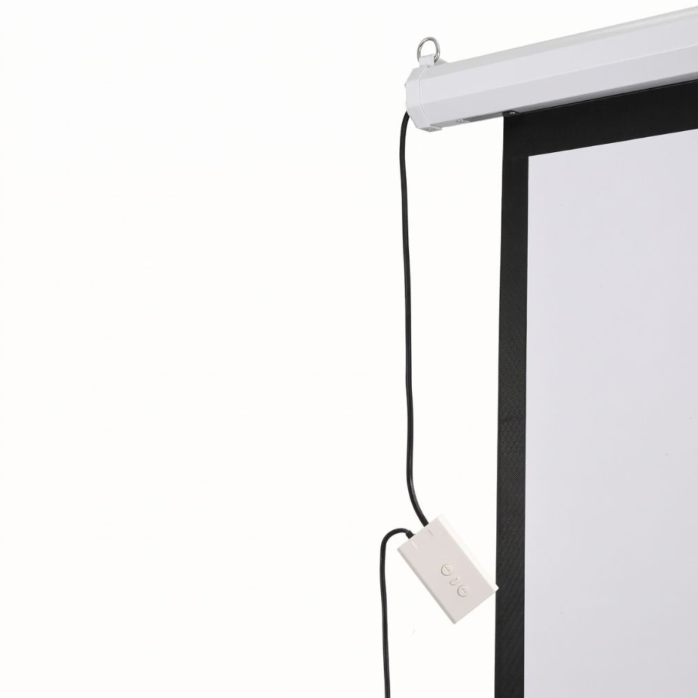 Tela de Projeção Retrátil Elétrica Multilaser 203 X 152cm 220V - AC355