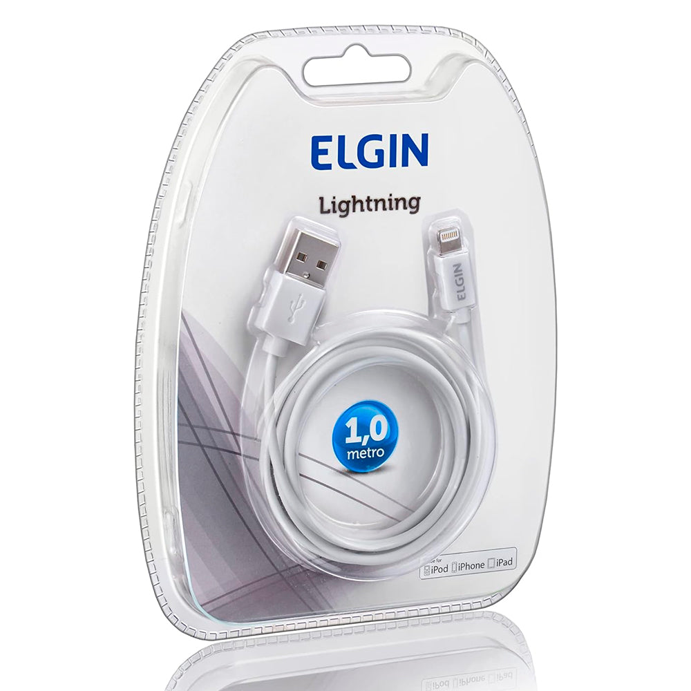 Cabo de Carregamento Tipo Lightning Elgin 1M - 46RCAPPLE000